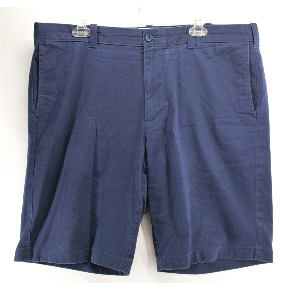 J. Crew Mens Shorts Navy Blue Size 38 Chino Short 7 Inch Inseam Cotton Blend